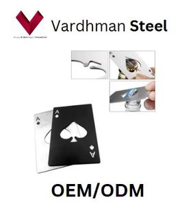 Abrebotellas de metal inoxidable Quick-Pop Card Master Flex Opener con Easy Cap Cracker Open Snapper - Product Image 4