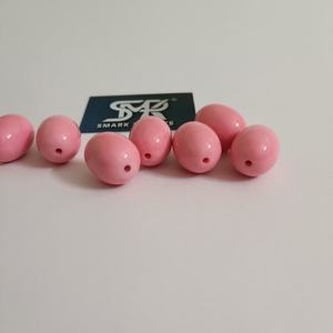 ลูกปัดเรซิ่นรูปไข่สีชมพูสำหรับทำเครื่องประดับ DIY ลูกปัดงานฝีมือรูปนางฟ้าที่เป็นมิตรกับสิ่งแวดล้อมสำหรับสร้อยคอสร้อยข้อมือทำด้วยมืออุปกรณ์เสริมศิลปะ - Product Image 2