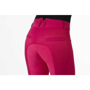 Última técnica de tela mezcla de tamaños de cuero inteligente Ropa ecuestre Pantalones de equitación Jodhpur para mujer - Product Image 4