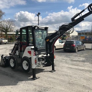 FREE SHIPPING HIDROMEK HMK 62SS <b>MINI</b> WHEEL BACKHOE LOADER EPA CE Approved Eaton Hydraulic Cylinder Core Motor Pump Gearbox Plc - Product Image 4