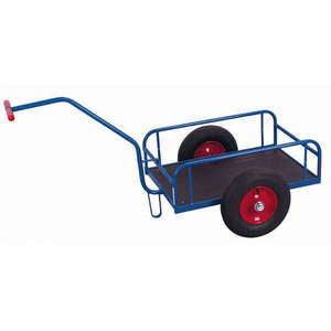Chariot métallique Variofit, capacité de charge 400 kg, utilisation pour outils, sans rails latéraux, pneus Zu-1278 - Product Image 1