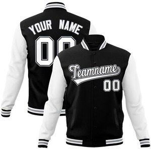 Chaqueta universitaria con mangas de béisbol de invierno y cosida personalizada con nombre y número, chaquetas de hombre de talla grande con letras personalizadas de béisbol - Product Image 5