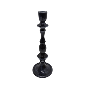 Bougeoir en aluminium noir mat pour décoration d'Halloween Bougeoir en PC pour la décoration de fête et de jardin fait à la main en vrac - Product Image 1