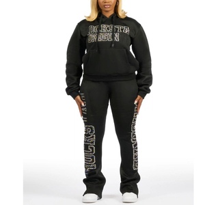 Conjunto Deportivo Holgado para Mujer, Chándal Suave, Cómodo y Transpirable para Gimnasio, Fitness y Running - Product Image 1