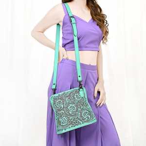 กระเป๋าหนังมีเครื่องมือสำหรับผู้หญิง, กระเป๋าใส่อาหารสไตล์ตะวันตกมีซิปดีไซน์ใหม่ - Product Image 5