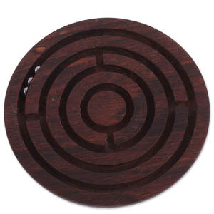 Laberinto de Madera Premium, Juego de Laberinto de Bolas, Rompecabezas Clásico, Ejercicio Mental, Desafío de Habilidad, Entretenimiento para Todos - Product Image 3