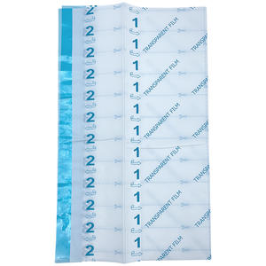 Perban luka transparan medis 30x30cm 3 lapis lapisan PU sejuk dilipat & tahan air pembalut bedah bedah - Product Image 5