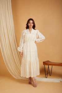 Vestido largo completo elegante personalizado para mujer, vestidos bonitos a la moda para mujer, vestido de noche de fiesta femenino de verano - Product Image 3