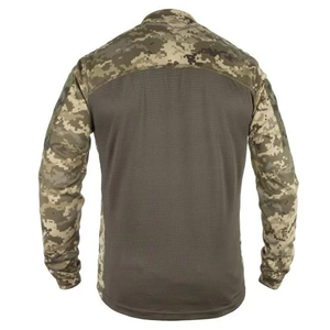 T-shirt à manches longues pour homme, tissu polyester respirant, anti-UV, séchage rapide, construction renforcée, LACERTA CAMO, en stock, UA - Product Image 2