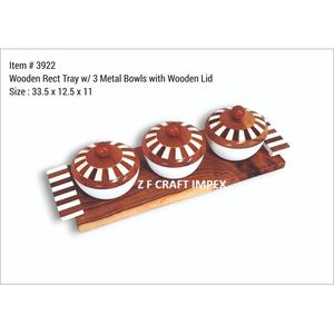 ชุดถาดและชามไม้กระถินณรงค์ออกแบบพิเศษ สำหรับเสิร์ฟและจัดเก็บ ผลิตภัณฑ์ไม้ตกแต่งบ้าน เป็นมิตรกับสิ่งแวดล้อม เหมาะสำหรับงานแต่งงาน รอมฎอน และใส่ช็อกโกแลต - Product Image 2