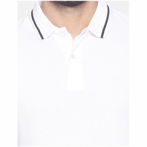 เสื้อโปโลสำหรับผู้ชายเสื้อกีฬาแบบลำลองระบายอากาศได้พิมพ์ลายโลโก้ที่กำหนดเอง - Product Image 4