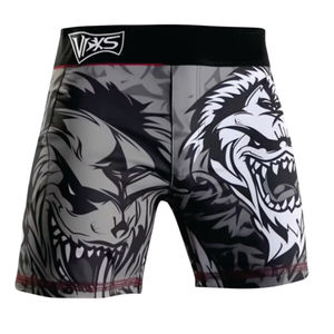 Alta calidad personalizado OEM al por mayor MMA pantalones cortos Material de poliéster de secado rápido transpirable hombres Diseña tus propios pantalones cortos MMA - Product Image 3