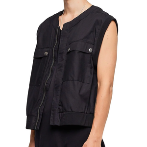 Diseñador 2025 hombres de talla grande sin mangas otoño Puffy Bomber chaqueta transpirable al por mayor Unisex Puffer chaleco corte chaleco - Product Image 3