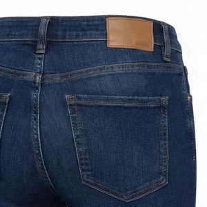 Pantalones Vaqueros Ajustados de Talle Grande para Mujer, Transpirables, de Corte Delgado, Color Personalizado, Lavado, Estilo Casual, a la Moda - Product Image 5