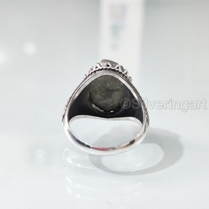 Anillo para hombre al por mayor, piedra preciosa de pirita en bruto Natural, anillo de piedra natal, todos los tamaños, regalo de cumpleaños pesado, joyería, anillo de Plata de Ley 925 - Product Image 6