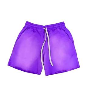 Plus Size Solid <b>Jogger</b> Acid Wash Custom Men's <b>Shorts</b> High Quality Streetwear Sun Faded Cotton <b>Shorts</b> Drawstring Closed Men <b>Short</b> - Product Image 2