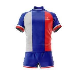 ชุดรักบี้ระบายอากาศได้ดี,เครื่องแบบรักบี้แบบระเหิดถ่ายเทความร้อนแบบดิจิตอลเสื้อรักบี้แบบมืออาชีพพิมพ์โลโก้และชื่อแบบกำหนดเอง - Product Image 4