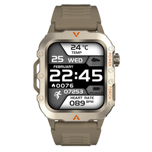 Montre connectée Q11 pour la pression artérielle, moniteur de fréquence cardiaque et de sommeil, étanche IP67, écran tactile, pour hommes et femmes - Product Image 3