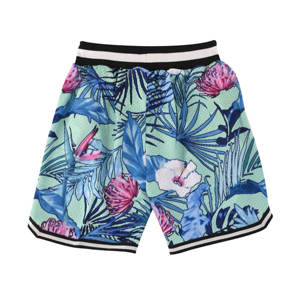 Pantalones cortos de malla de secado rápido transpirables de entrenamiento estampado de alta calidad con cordón para correr pantalones cortos de baloncesto de doble capa para hombres - Product Image 2