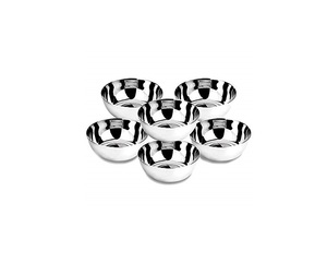 Exquisito Tazón de Comedor Moderno de Acero Inoxidable Hecho a Mano en India, Pulido, para Uso en el Hogar, Restaurantes y Cafeterías - Ecológico - Product Image 1