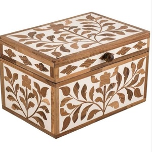Boîte de rangement pour bijoux en nacre la plus demandée avec anneau de remontage, cadeau, qualité d'exportation, fabriqué en Inde - Product Image 2