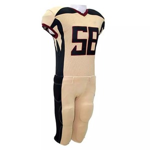 Conjuntos de uniformes de fútbol americano para adultos, diferentes colores, 100% poliéster, ropa deportiva, 2023 - Product Image 3