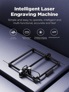 <span class=keywords><strong>Mini</strong></span> bricolage Laser gravure Machine de découpe 5W <span class=keywords><strong>400</strong></span>*400mm pour bois métal verre acrylique cuir céramique papier caoutchouc pierre coupe - Product Image 2