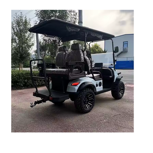 4-Seater Electric Golf Cart 5kw Motor <b>72V</b> <b>Battery</b> Steel Construction Lifted Design CE Certified 50-70km/h - Product Image 2