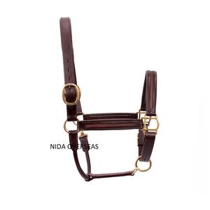 Halter de cheval en cuir équestre de haute qualité conception de canal vide - Product Image 2
