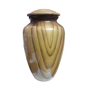 สติกเกอร์งานศพสำหรับผู้ใหญ่ทำจากอลูมิเนียมสีน้ำตาลโกศโลหะสำเร็จรูปสำหรับขี้เถ้าของมนุษย์สไตล์โมเดิร์นคลาสสิกยอดนิยม - Product Image 3