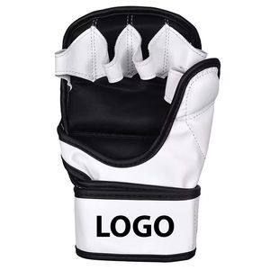 Guantes de Artes Marciales Mixtas (MMA) Profesionales de Venta Caliente, Guantes de Grappling de Cuero al por Mayor con Logotipo Personalizado, Guantes de Boxeo de Material PU - Product Image 2