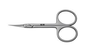 Nghia profesional tijeras para cutículas de alta calidad herramienta de manicura de acero inoxidable punta curva recta plástico afilado duradero - Product Image 2