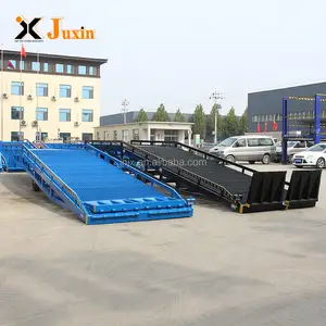 Rampa de carga ortable para remolques de furgoneta seca, plataforma de ranurado de coche con 12 toneladas de capacidad de carga útil