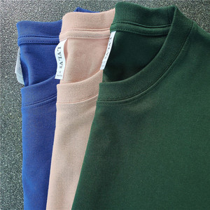 240gsm ผ้าฝ้าย100% 9.7 12สีสำหรับผู้ชายและผู้หญิงปรับแต่งได้เสื้อยืดลำลองเปล่า240 GSM สำหรับผู้ชาย - Product Image 2