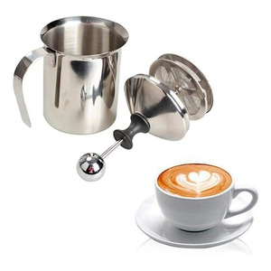 Mousseur à lait manuel pour cappuccino traditionnel - Couleurs assorties - Product Image 6