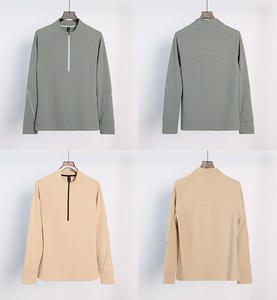 .ซิปด้านบนสำหรับนักกอล์ฟที่มีสไตล์ออกแบบสำหรับการเดินทางไกลและสไตล์คลับเฮาส์พร้อมผ้านุ่มยืดได้ - Product Image 3