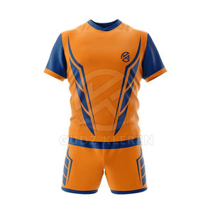 Concevez votre équipe personnalisée, portez un uniforme de rugby à impression personnalisée/uniforme de rugby à séchage rapide à prix de gros fabriqué à l'usine - Product Image 1
