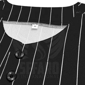 Maillot de baseball personnalisé grande taille – Qualité supérieure – Vêtements de sport - Product Image 3