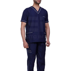 Ensemble de Blouse et Pantalon Médical Respirant pour Homme, Qualité Supérieure, Prix Imbattable 2026, Usage Professionnel en Hôpital, Personnalisable - Product Image 3