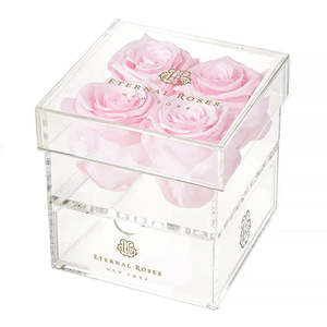 Madison Four Rose <b>Keepsake</b> Gift <b>Box</b> Made of Durable Plastic - Product Image 5