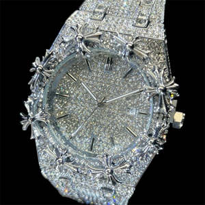 Reloj de Lujo para Hombre Royal Cross de 41 mm con Movimiento de Cuarzo Shanghai, Correa de 20 mm, Esfera de Cristal y Acero Inoxidable - Product Image 2