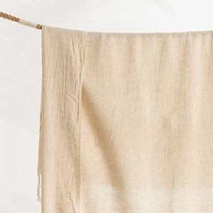 Woodblock Sarong Türkisches Handtuch mit Goldrand, 36x70 Zoll - Product Image 6