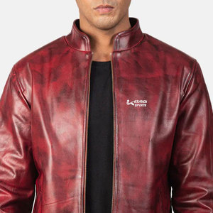 Precio al por mayor tallas personalizadas chaquetas de cuero para hombre/chaquetas de cuero de moda para hombre estilo ropa de calle para la venta - Product Image 5