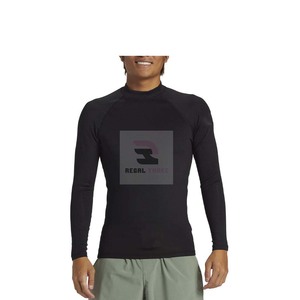 เสื้อรัดรูปป้องกันแสงแดดแบบยูนิเซ็กซ์ ปี 2025 คุณภาพสูง ระบายอากาศได้ดี ผลิตจากโพลีเอสเตอร์/คอตตอน สำหรับกีฬาทางน้ำ - Product Image 4