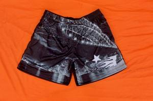 Short de basket-ball en maille imprimé par sublimation en polyester de 5 pouces avec logo personnalisé du fabricant pour hommes Style décontracté-XS à 6XL - Product Image 2