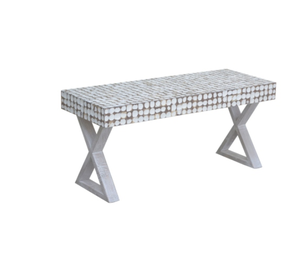 ม้านั่งทำจากไม้กะลามะพร้าวสำหรับลานบ้านห้องนั่งเล่นดีไซน์ทันสมัยแบบเขตร้อนเฟอร์นิเจอร์งานหัตถกรรมกลางแจ้งผลิตในเวียดนาม - Product Image 4