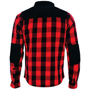 <b>Flannel</b> Fleece Full Sleeve Motorcycle Racing Shirt % Polyester Windproof Protective Safety Quick Dry Sizes 3XL Autumn Season - Product Image 3