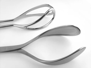 Pinzas obstétricas Mclean Luikart Lielland de 40cm, gran oferta, cuchillas manuales de acero sólido, instrumentos quirúrgicos certificados CE para - Product Image 4