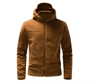 Sudadera con Capucha de Forro Polar Térmico de Alta Calidad, Resistente al Viento, Transpirable y Ecológica para Hombre, Ideal para Exteriores y Uso Urbano - Product Image 1