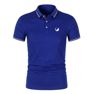 เสื้อโปโลผู้ชายใส่สบาย แห้งเร็ว ผ้าฝ้ายผสมโพลีเอสเตอร์ - Product Image 1